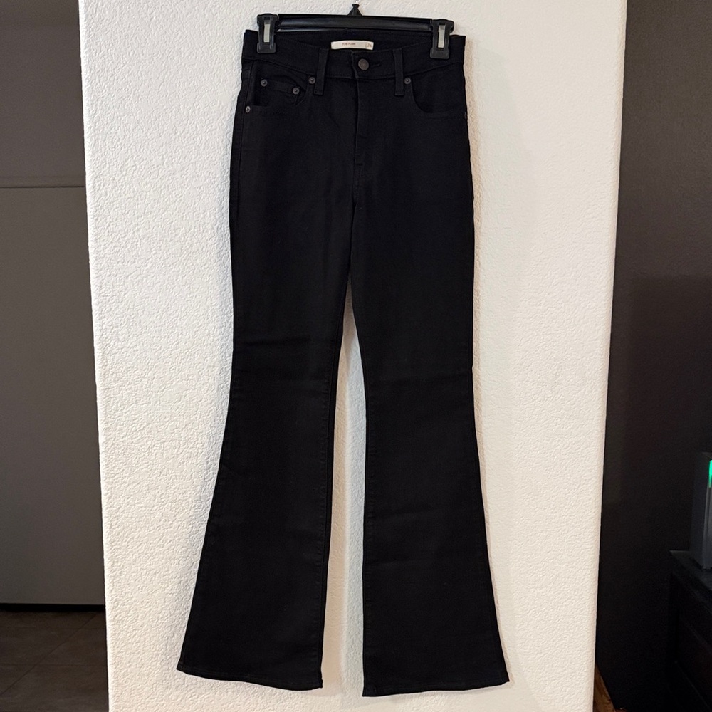 Levi's Black Flare Jeans